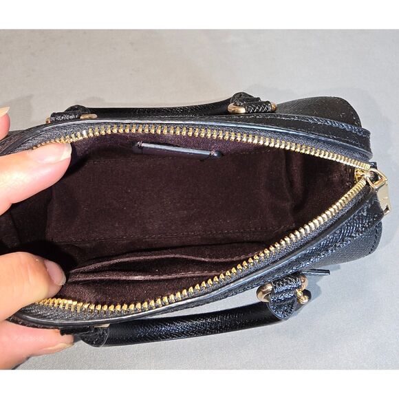 Coach Mini Rowan - Black Leather - Picture 10 of 12